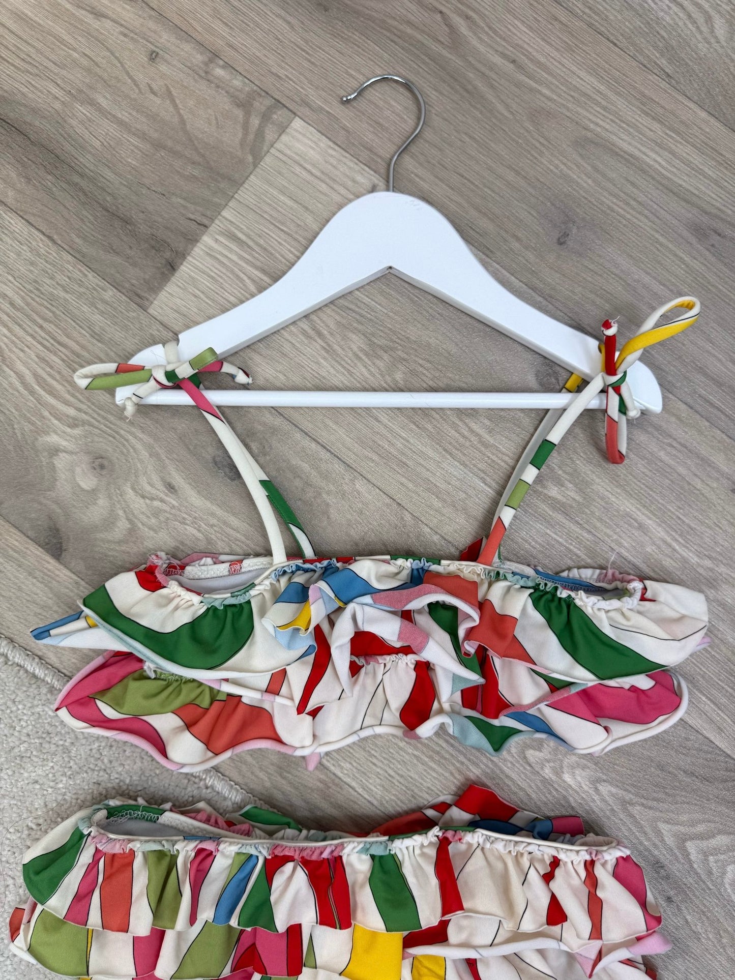 Kids Emilio Pucci Multi Colour Spaghetti Strap - Age 8