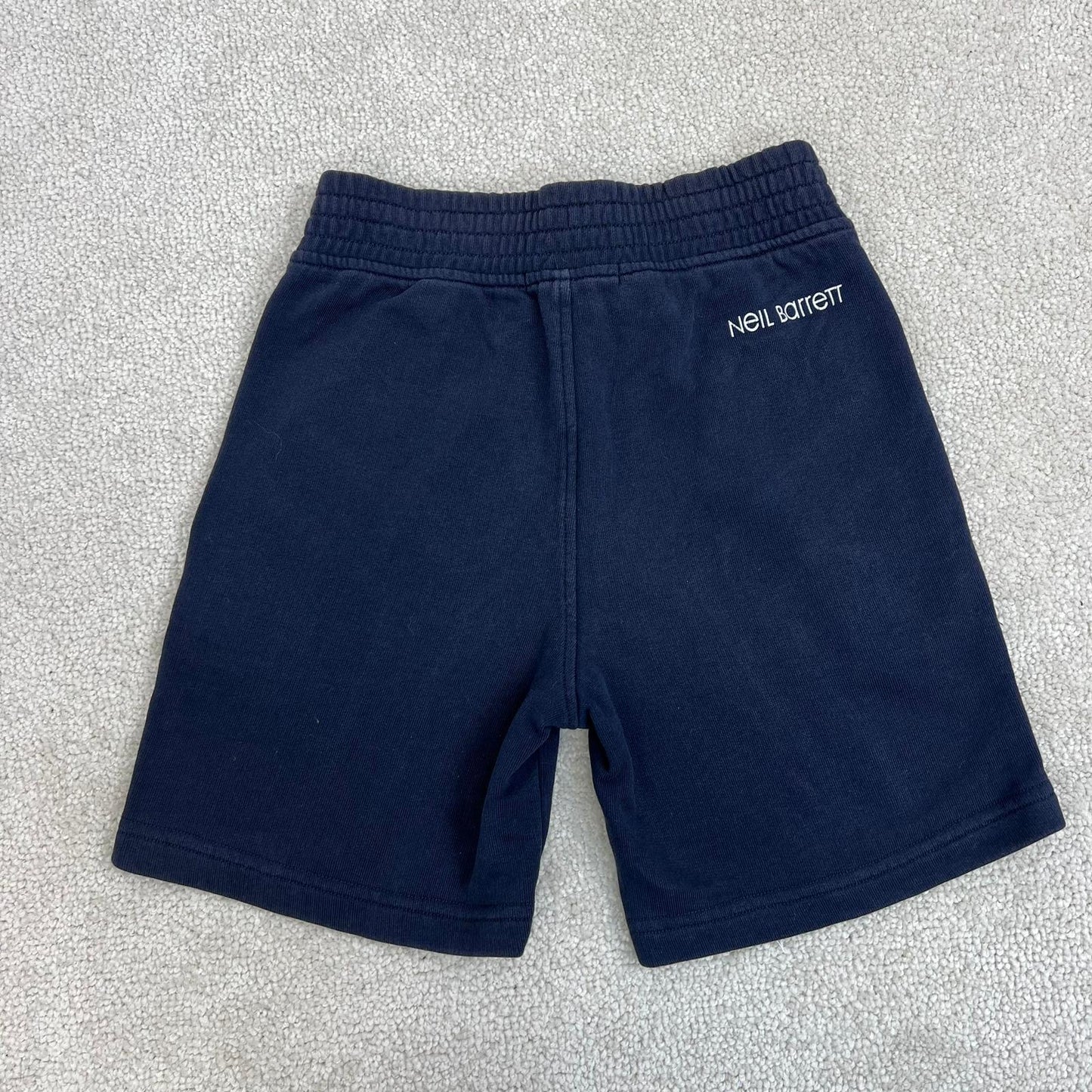 Kids Neil Barrett navy and white camo sweatshorts (Age 6)