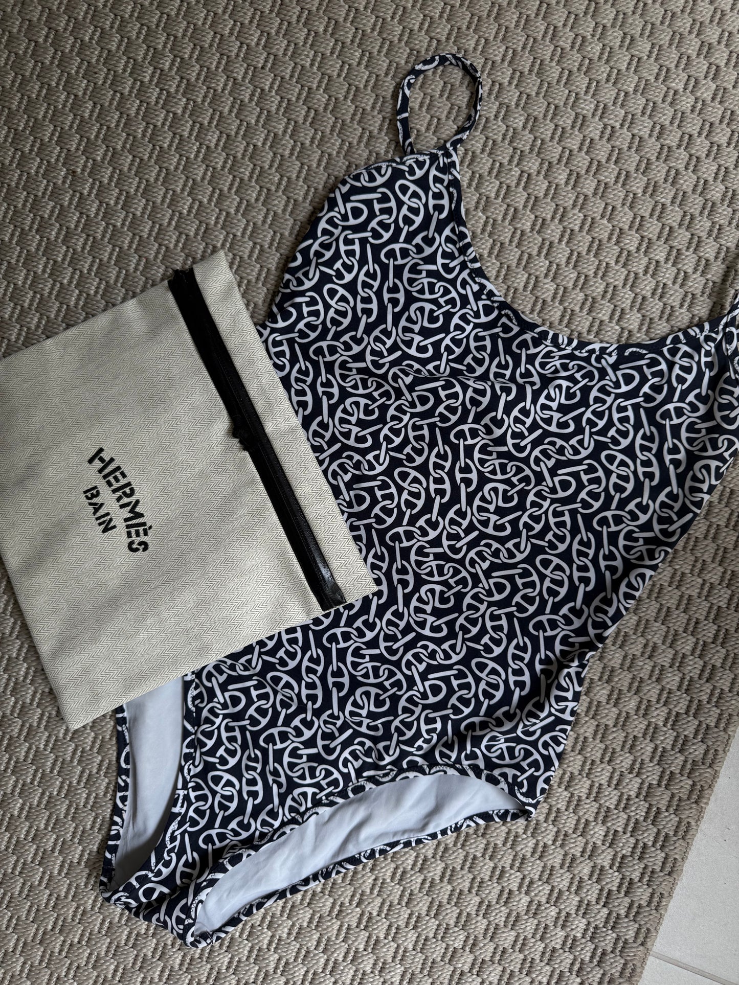 Hermes Naoussa one piece swimsuit - UK 8
