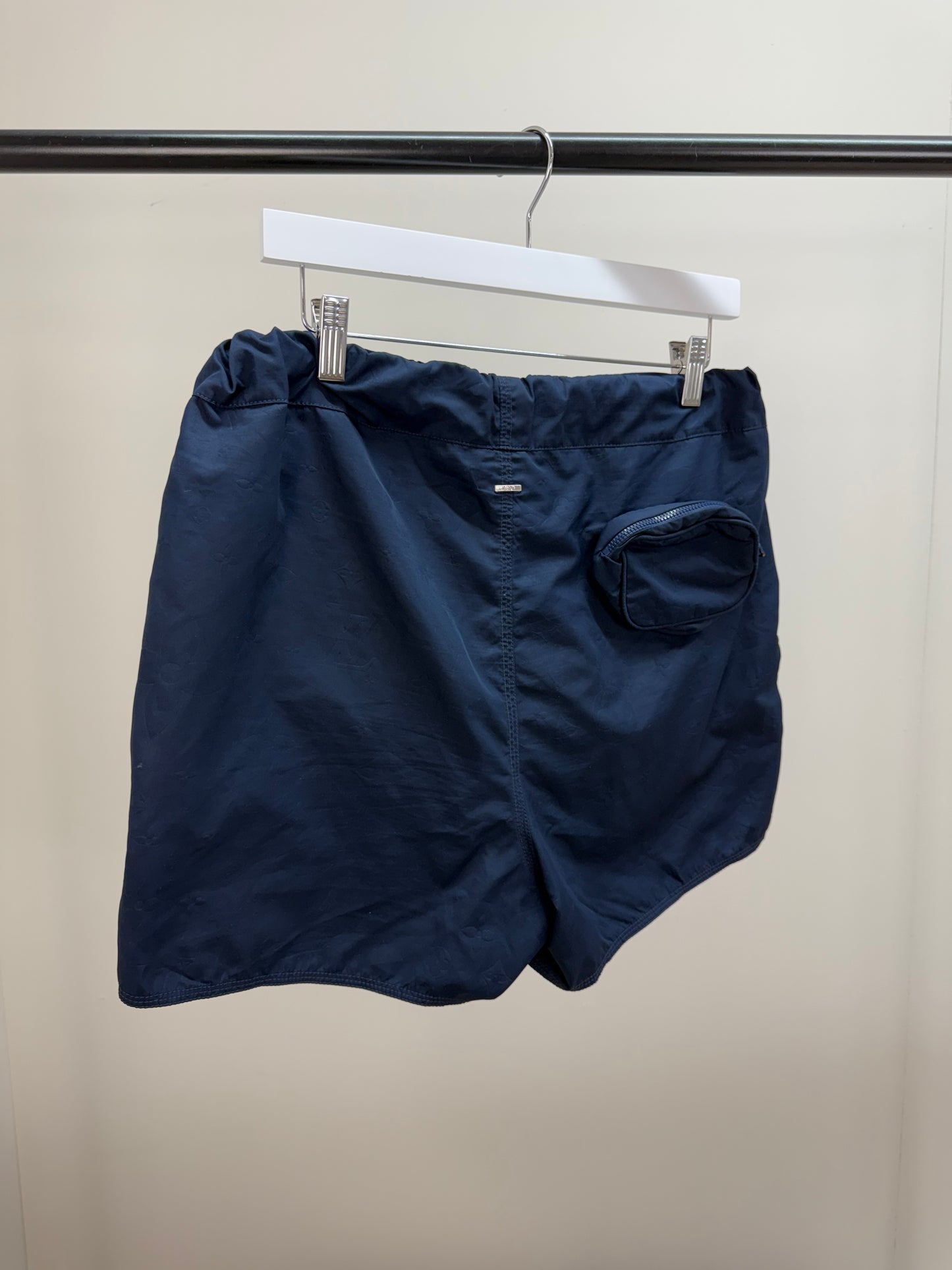 Louis Vuitton Navy Damier Signature Swimshorts - Medium