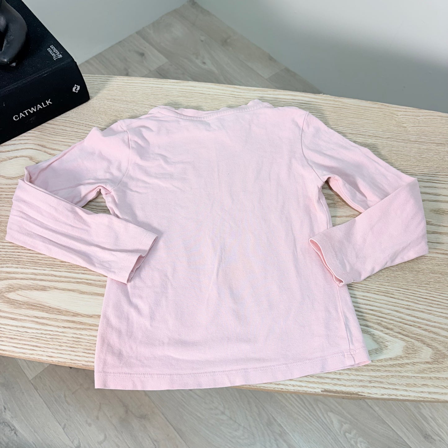 Kids DKNY Pink Long Sleeve Top – Age 4