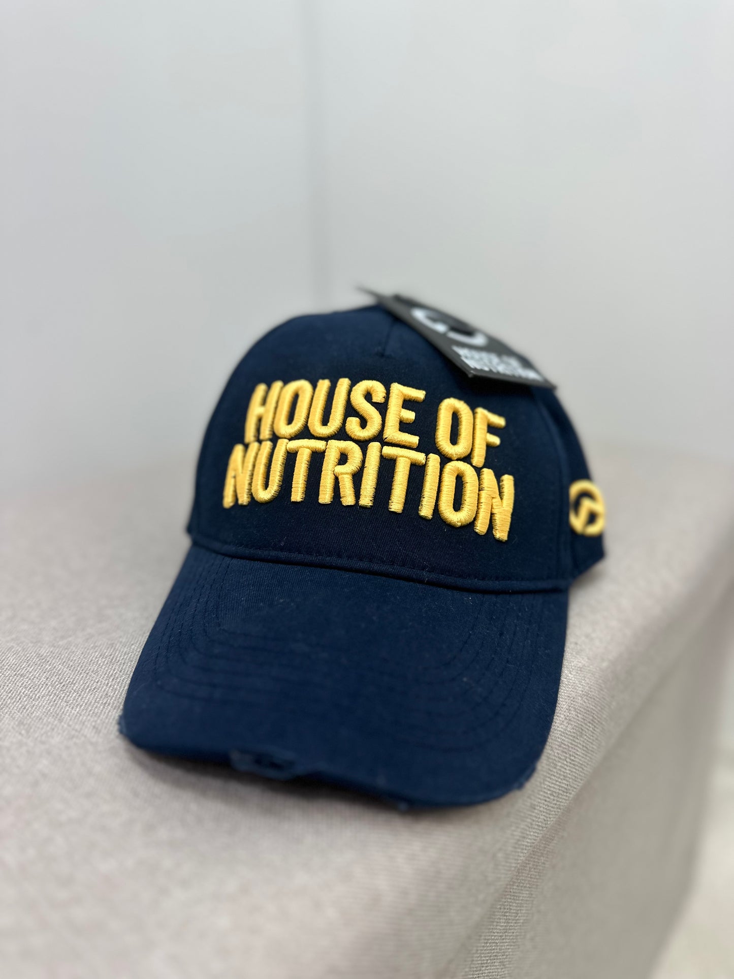 Kids HOUSE OF NUTRITION Navy & Gold Cap, Brand New - One Size