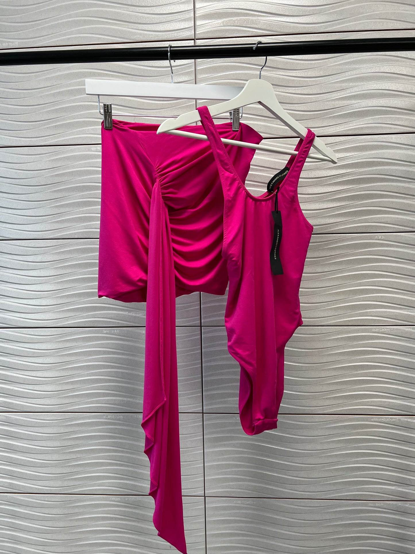 Alexander Vauthier Pink Draped Skirt - Brand New In Tags (40/S-M)