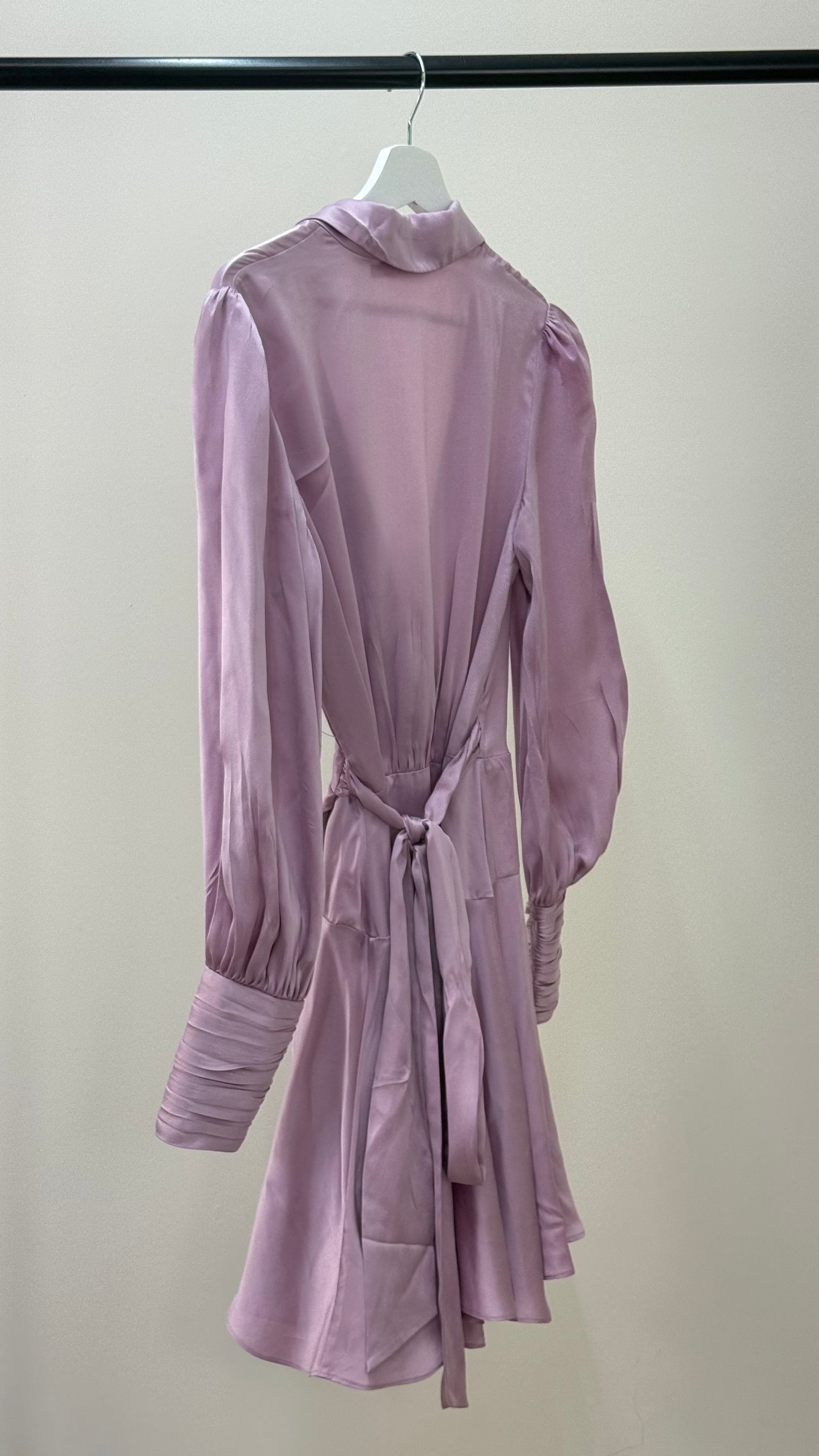 Zimmermann Lilac Silk Wrap Dress 1- UK 8/10
