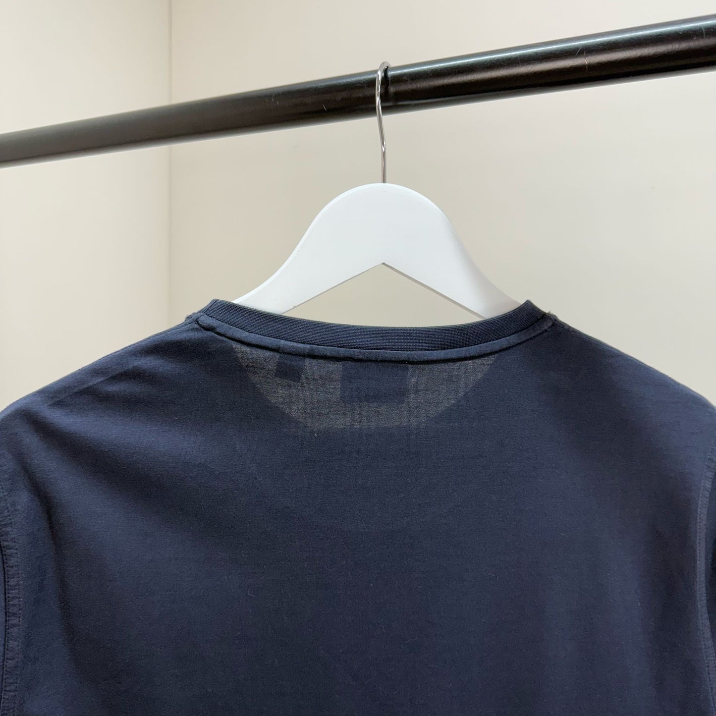 Burberry Navy Red Tb T-Shirt - Medium