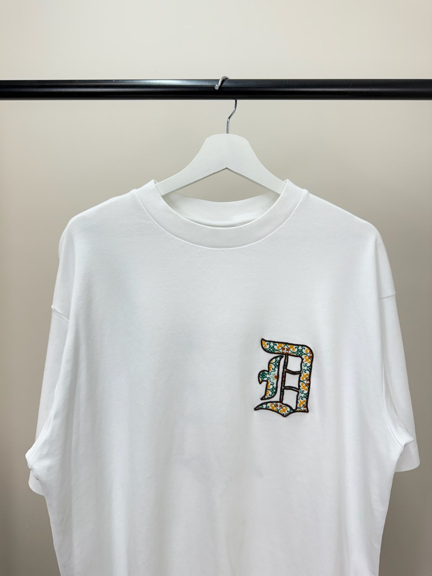 Drôle De Monsieur White Logo T-Shirt - Small