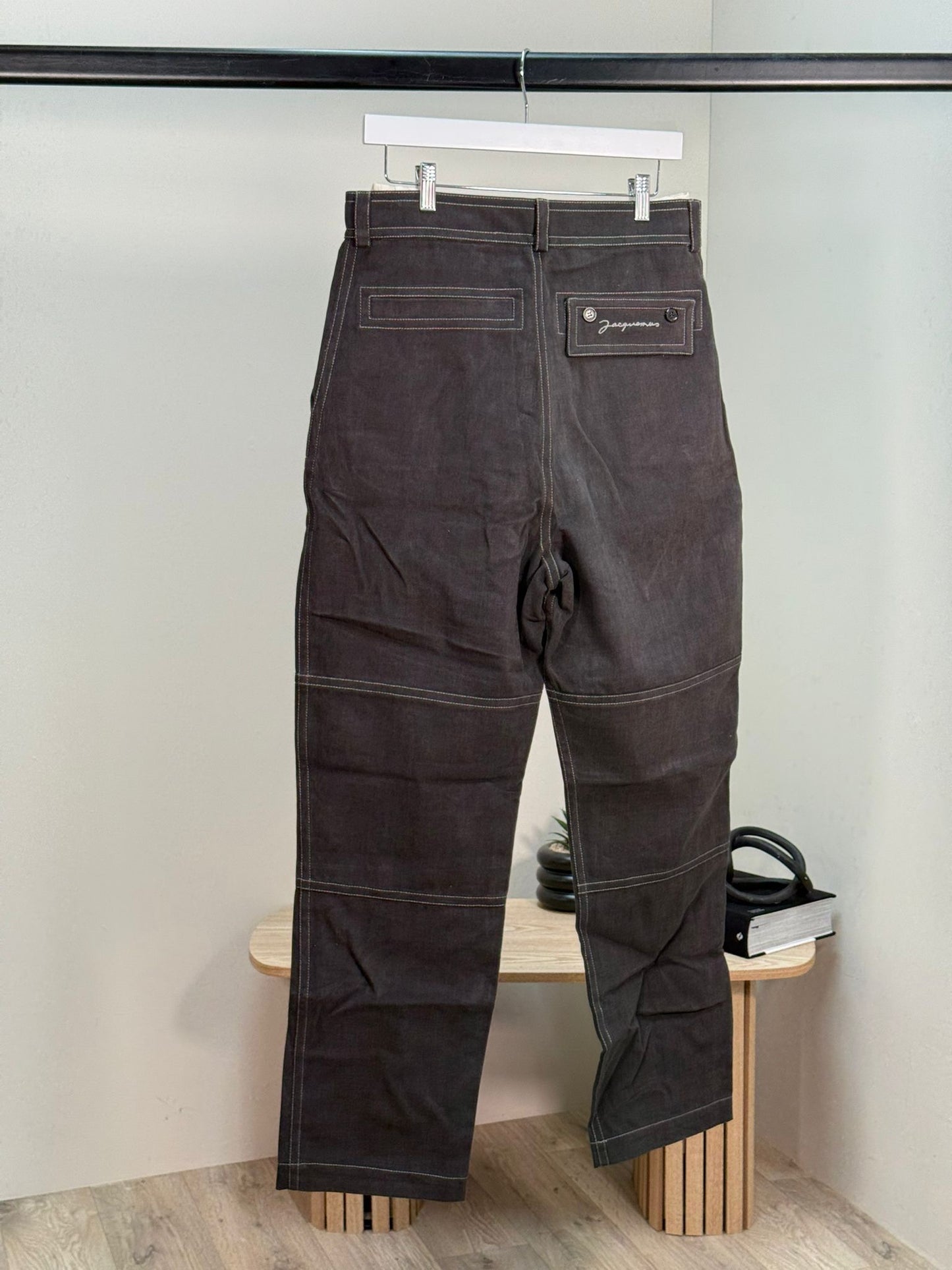 JACQUEMUS Black L'année 97 Cargo pants EU 38, UK 8/10