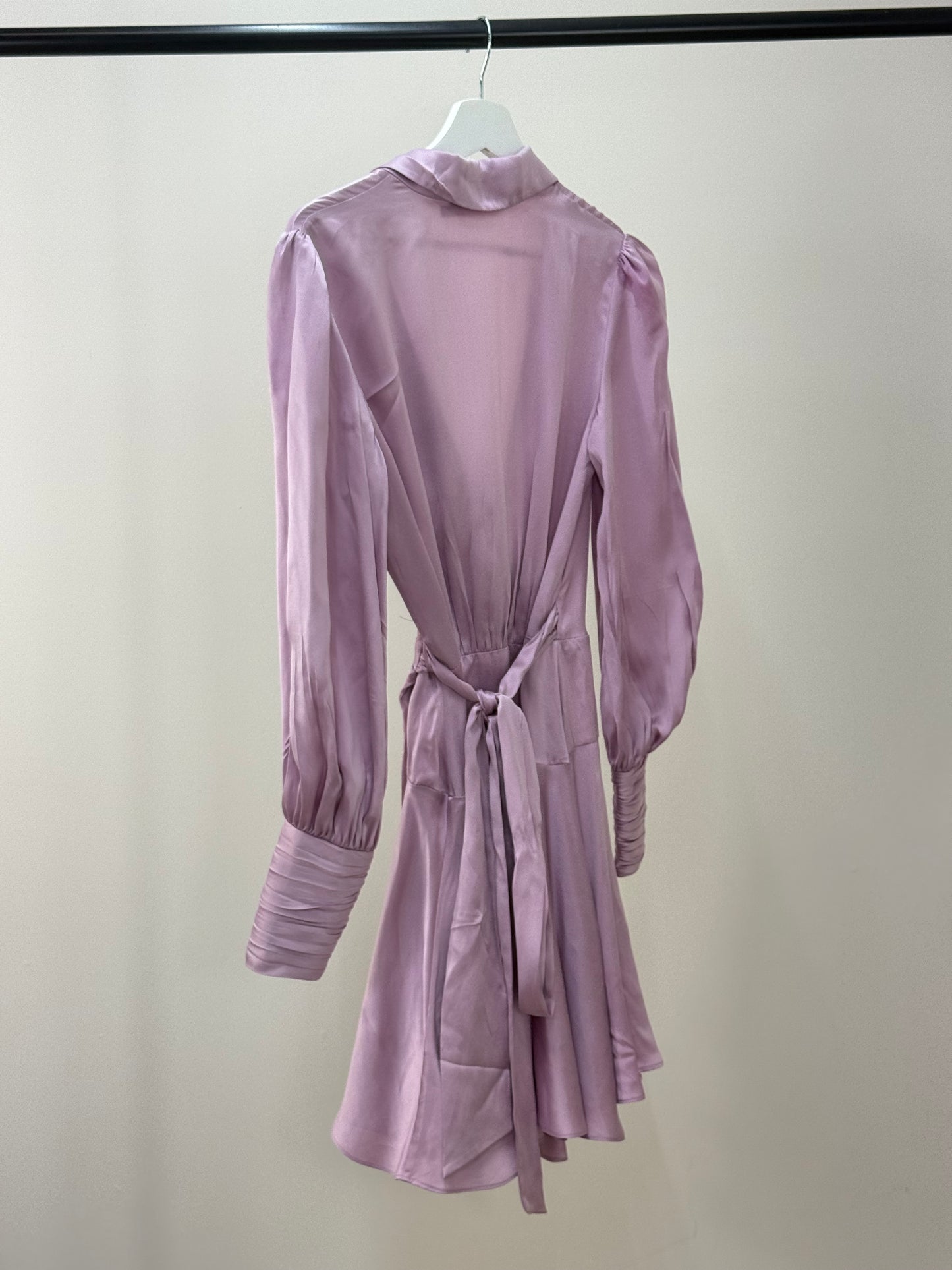 Zimmermann Lilac Silk Wrap Dress 1- UK 8/10