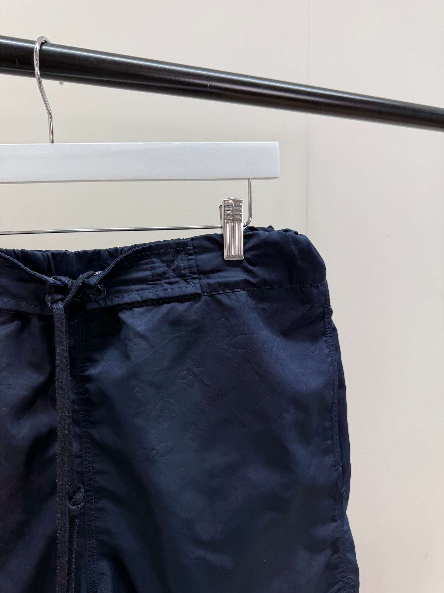 Louis Vuitton Navy Damier Signature Swimshorts - Medium