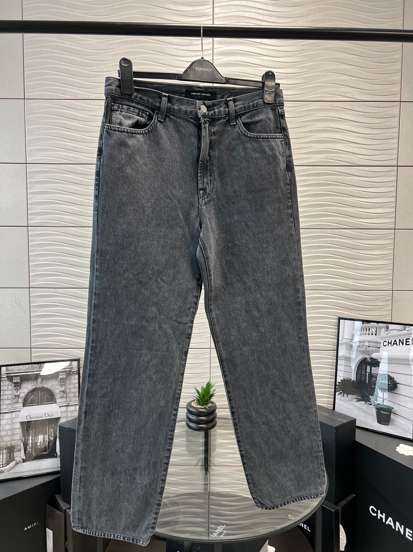 J Brand Black Denim Jeans - UK 8