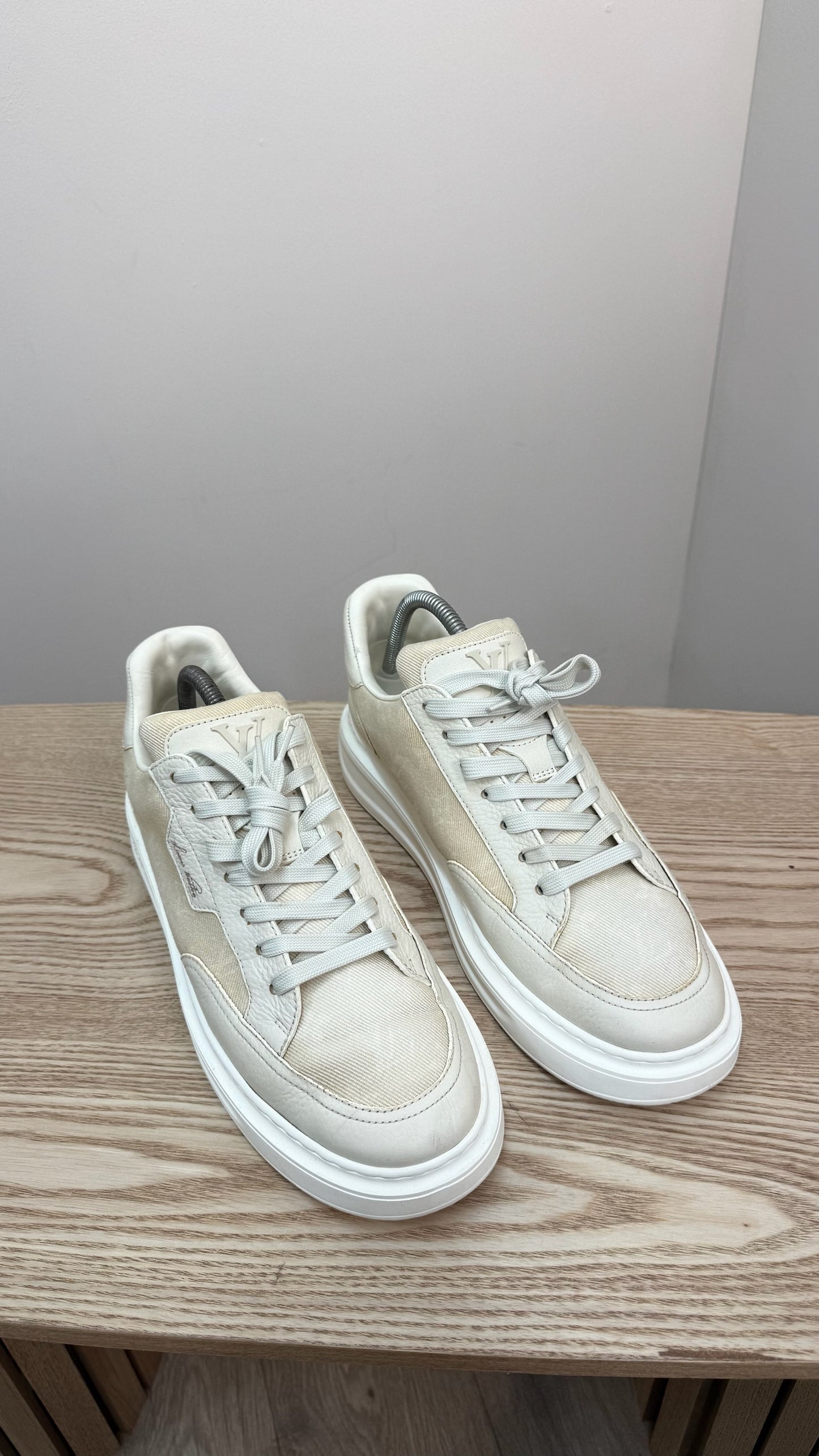 Louis Vuitton Beige Beverly Hills Trainers UK 8