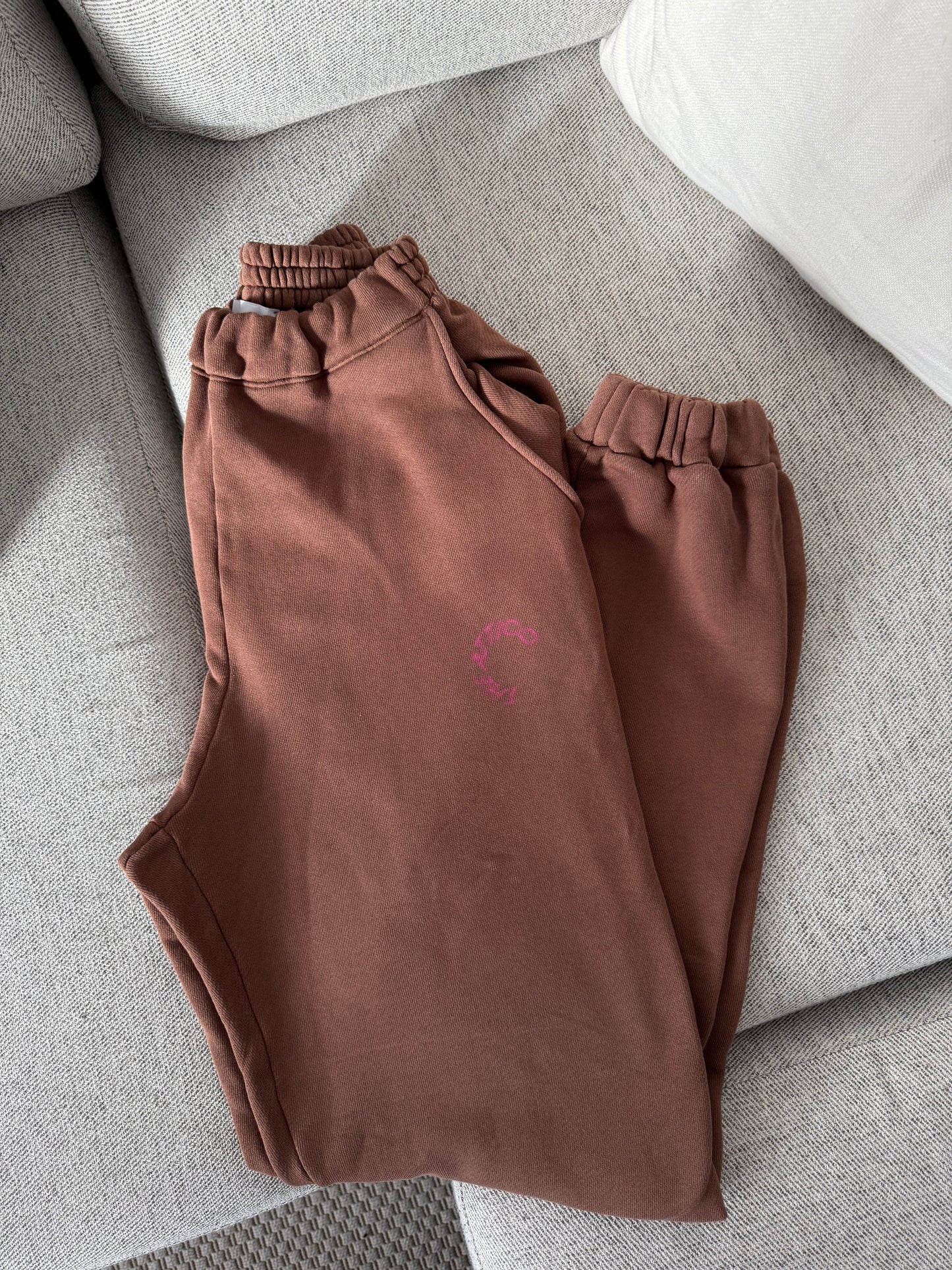 The Attico Brown Tracksuit Bottoms - XS, Suited For UK 8