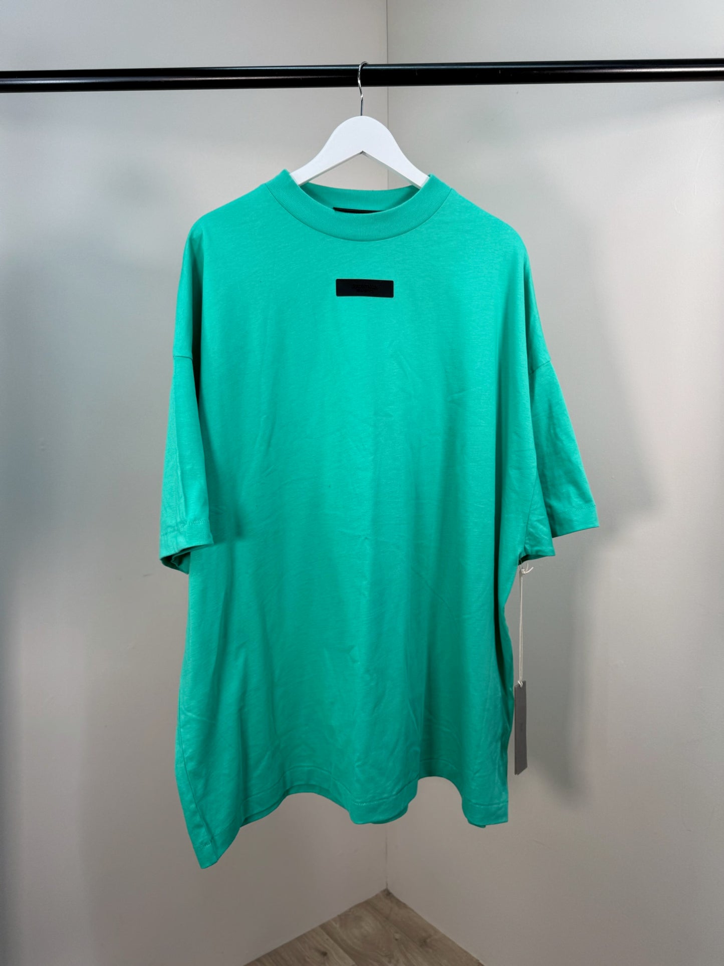 Essentials Green Logo T-Shirt - large