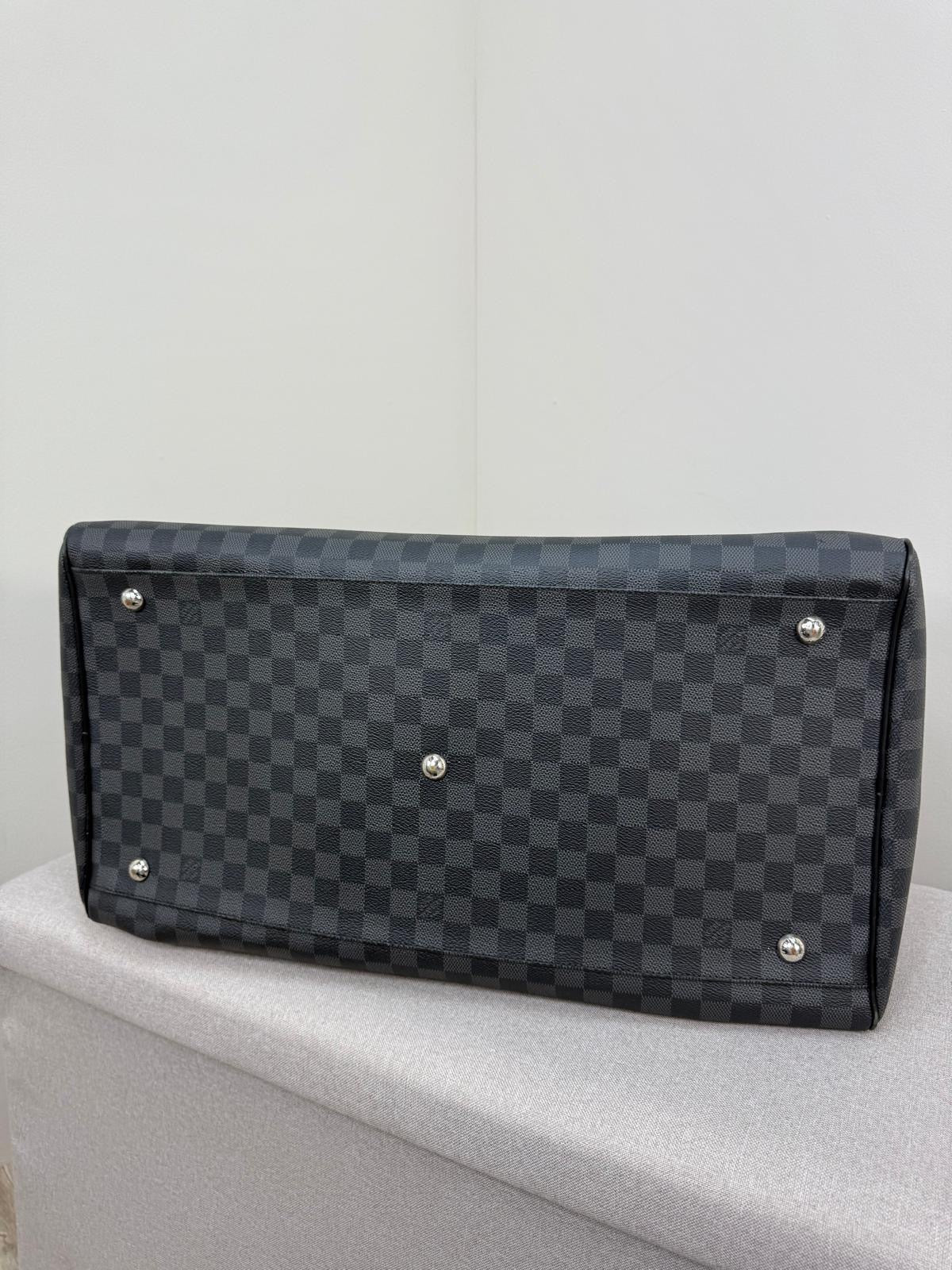 Louis Vuitton Roadster Damier Graphite Black Keepall 50