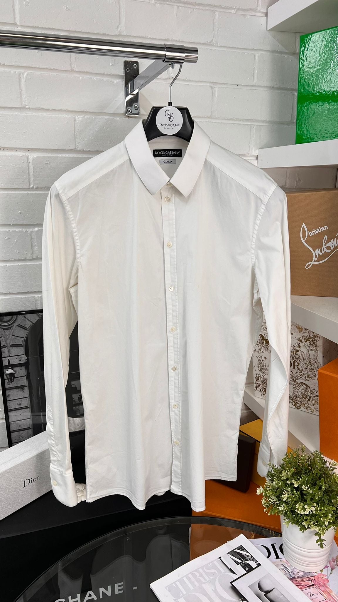 Dolce & Gabbana White Shirt (15.5/39)