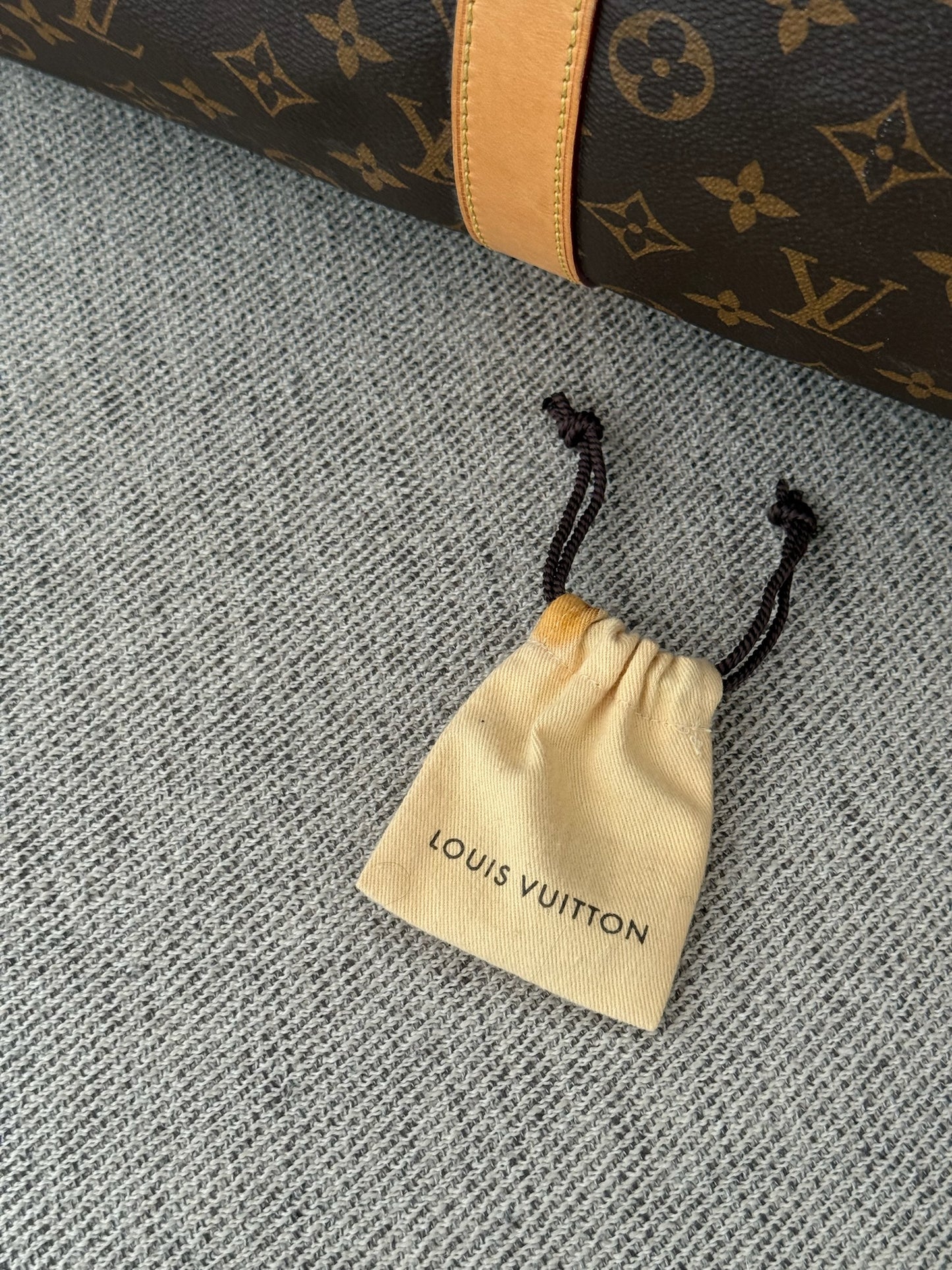 Louis Vuitton Keepall Bandoulière 55 Brown Monogram Bag