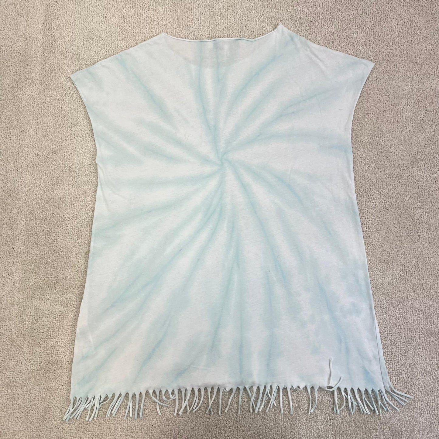 Kids Dior Blue Tie Die CD Logo Beach Dress - Age 10