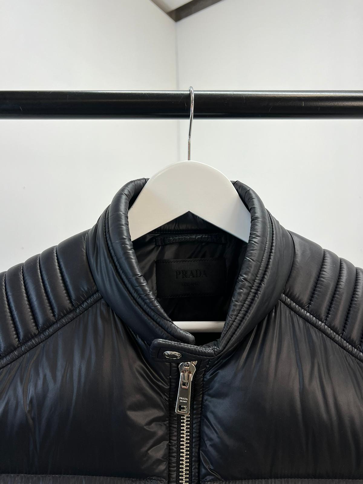 Prada Black Puffer Gillet - Large / Label 50