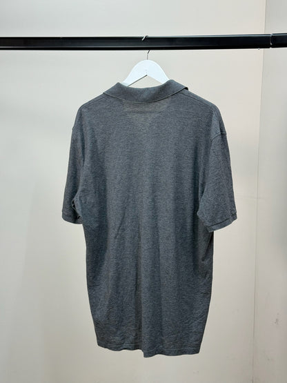 Zegna Grey Logo Polo T-Shirt - XXL