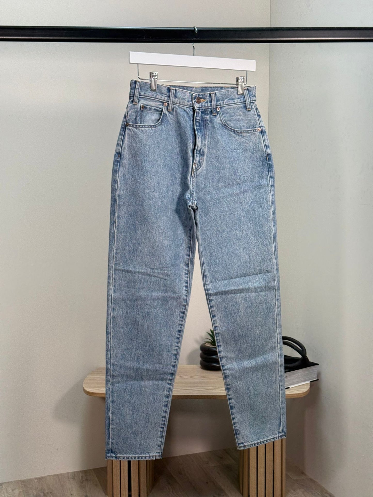 Celine Blue Barrel Leg Denim Jeans - 27