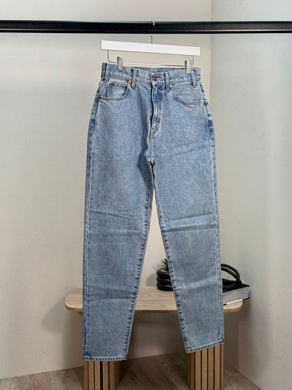 Celine Blue Barrel Leg Denim Jeans - 27