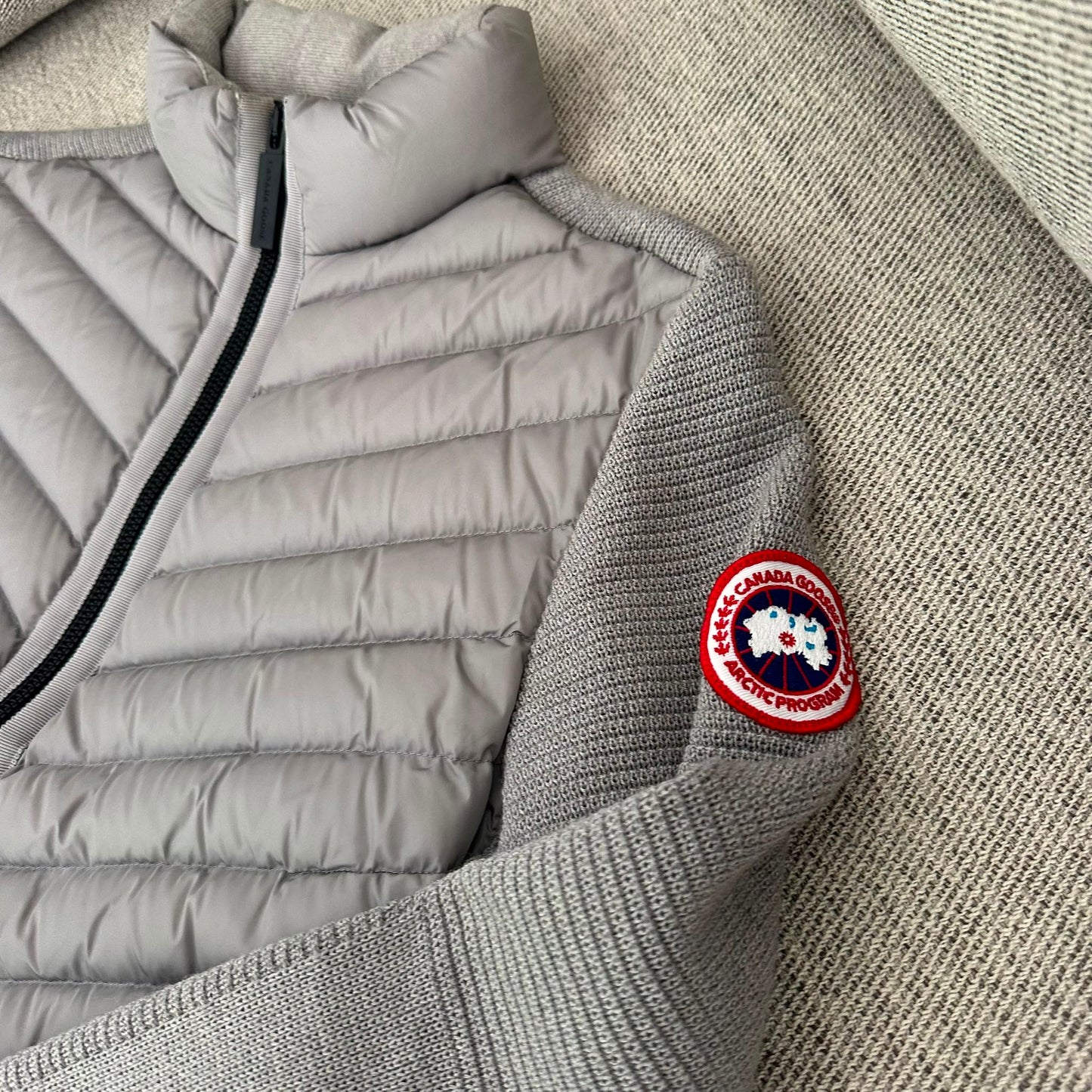 Canada Goose HyBridge Knit Jacket Grey – Small