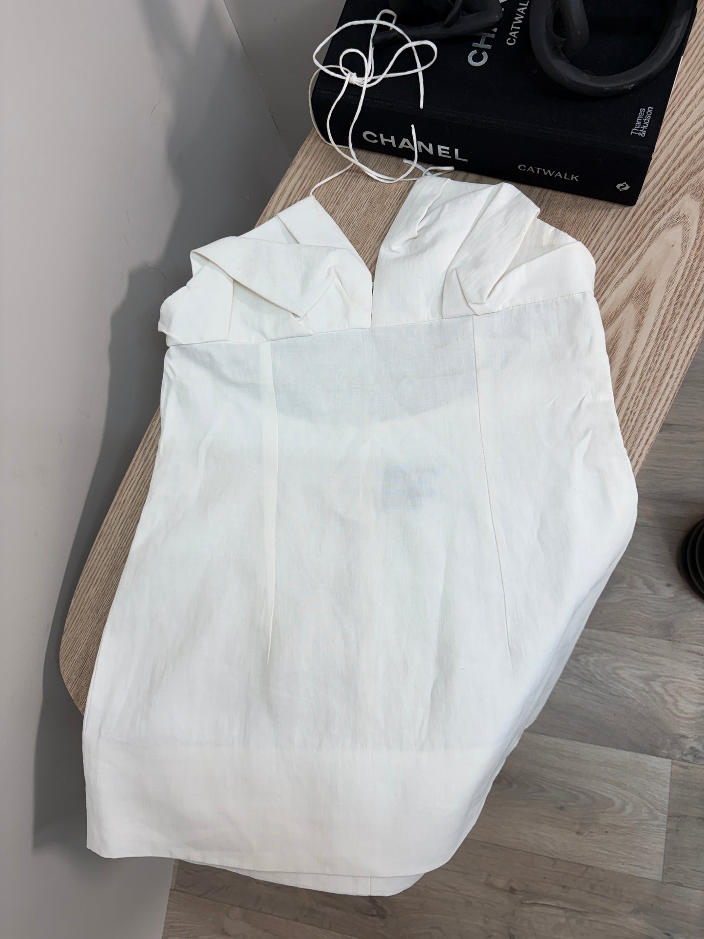 Jacquemus Bambino Linen Halterneck Mini Dress - 40