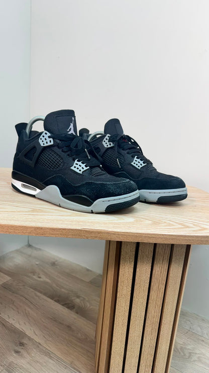 Nike Jordan Air Jordan 4 Black Canvas – UK7 / EU41