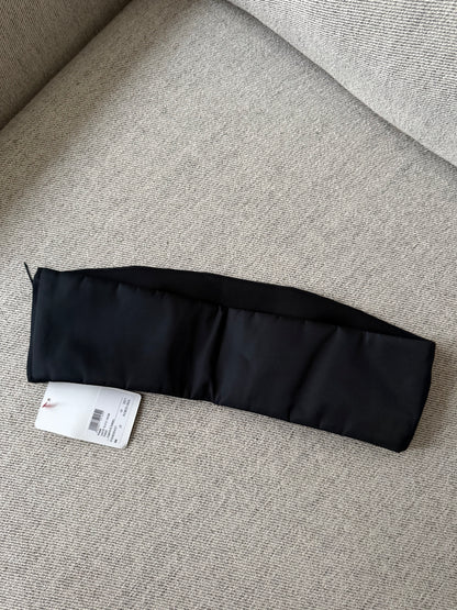 Prada Black Re-Nylon Bandeau Logo Top - New In Tags EU 44