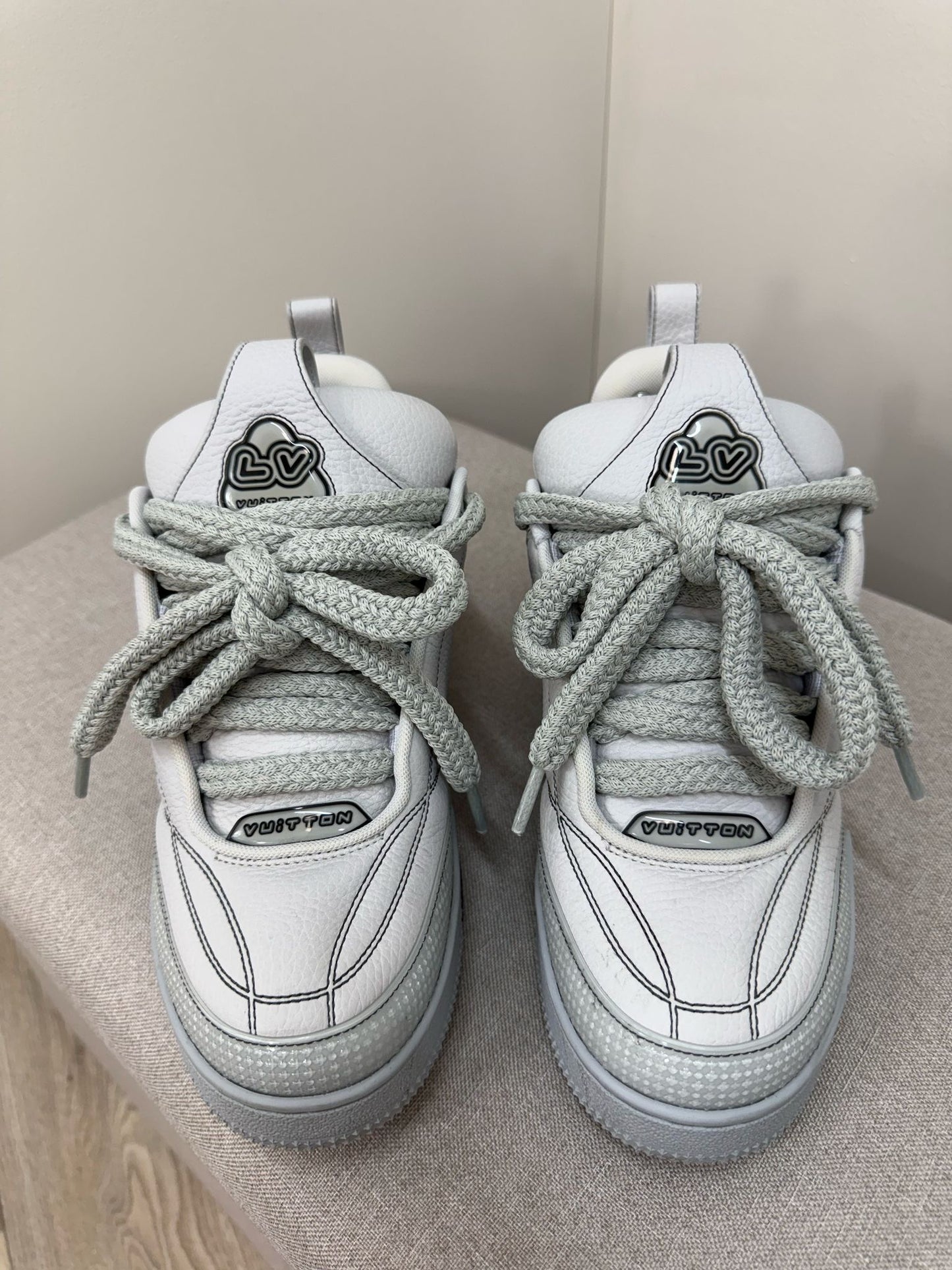 Louis Vuitton Grey Lv Skate Trainer-UK 7.5