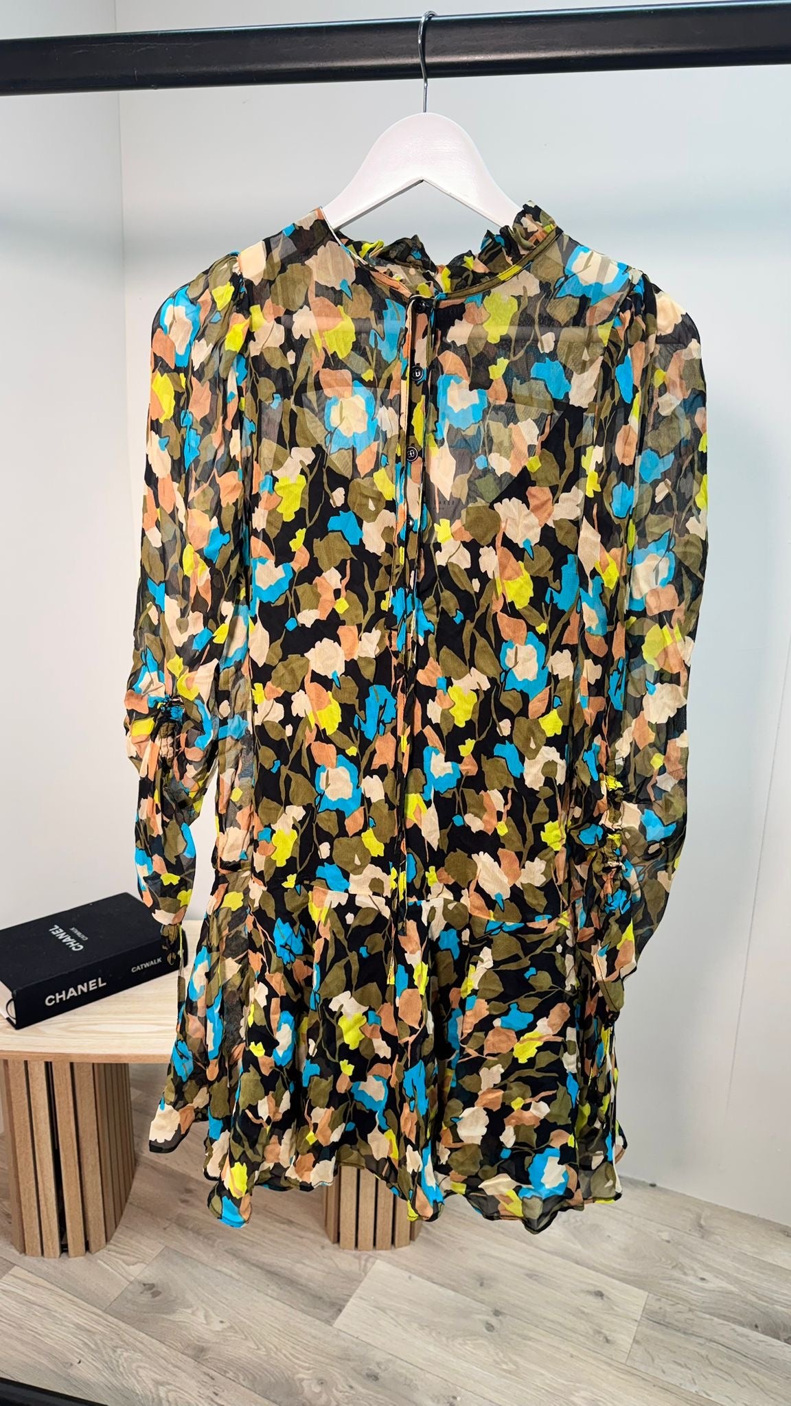 Ted Baker Floral Multicolour Print Dress, Brand New In Tags – UK 10