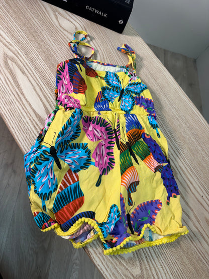 Kids Desigual Yellow Print Playsuit – Age 3-4
