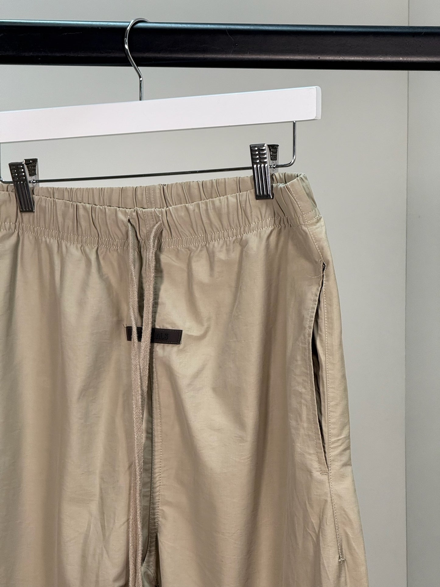 Essentials Beige Track Pants - Medium