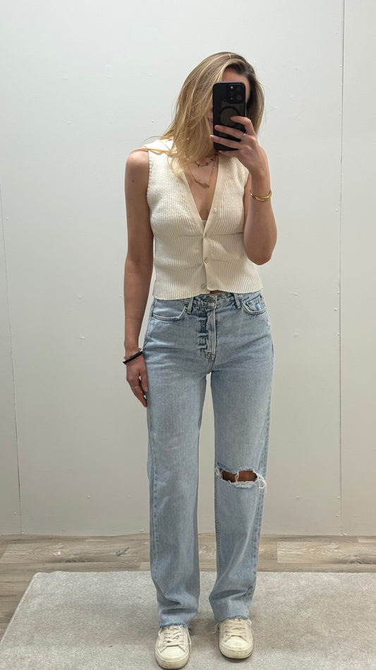 GRLFRND Blue Denim Jeans 26