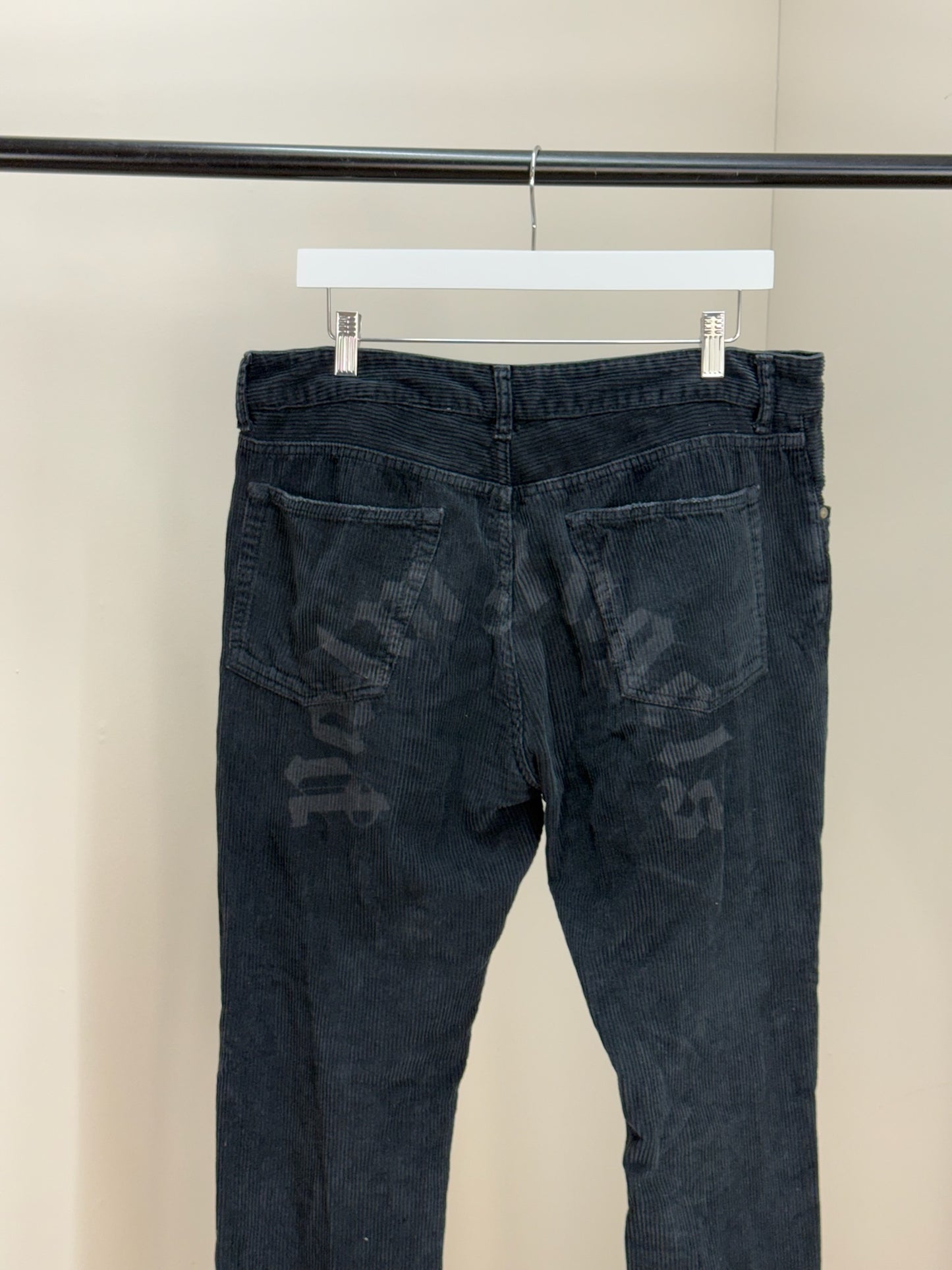 Palm Angel Black ribbed logo jeans Excellent - 34