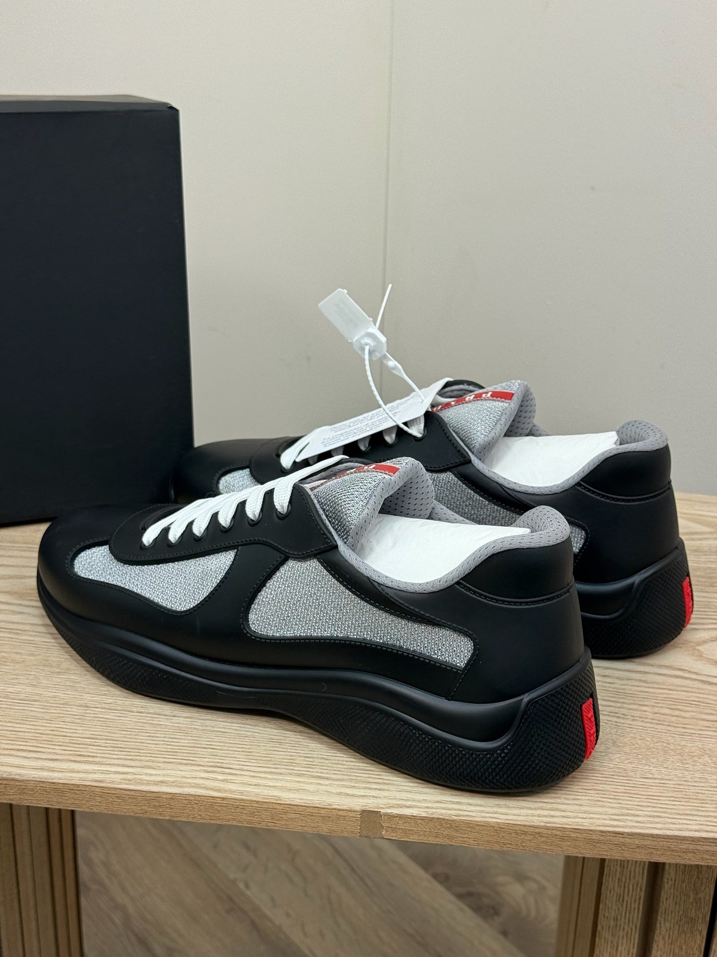 Prada America Cup Soft Rubber Trainers Brand New In Box UK 12