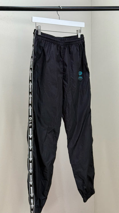 Off-White Black Arrow Reflective Stripe Track - Large