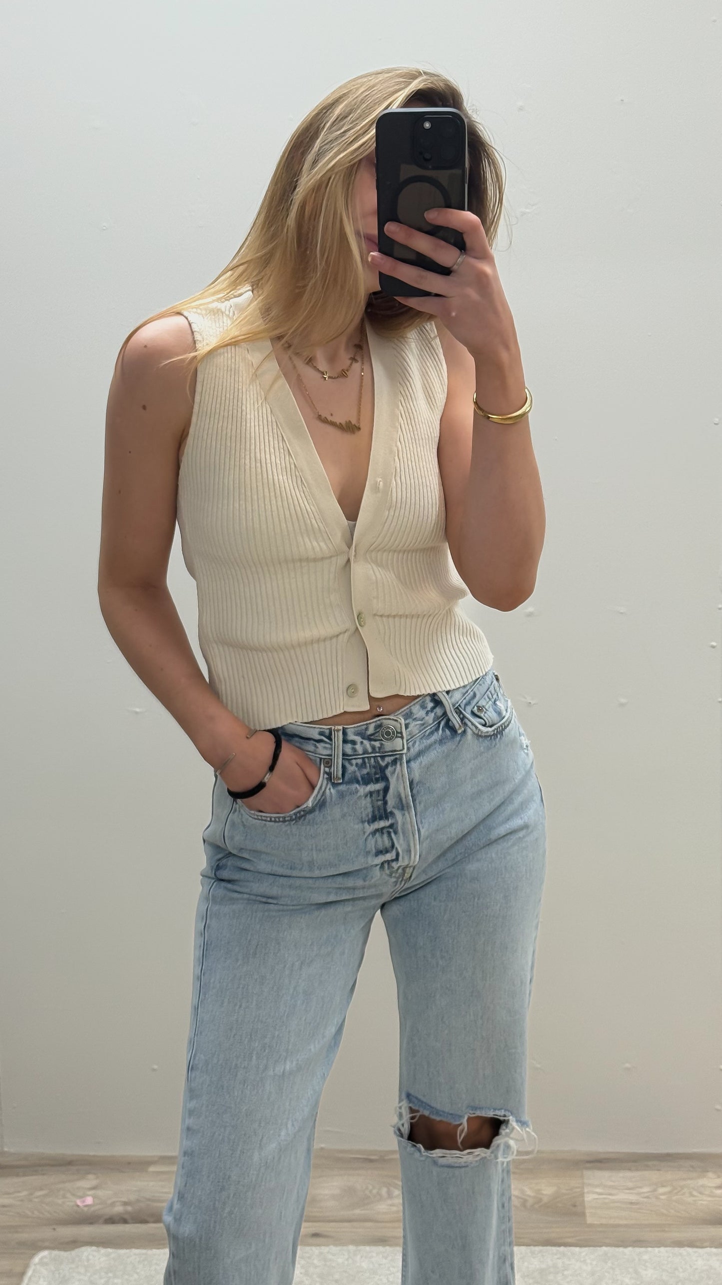 GRLFRND Blue Denim Jeans 26