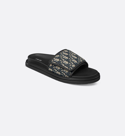 Dior Aqua Sandal – Beige and Black Dior Oblique Jacquard- Brand New UK 8