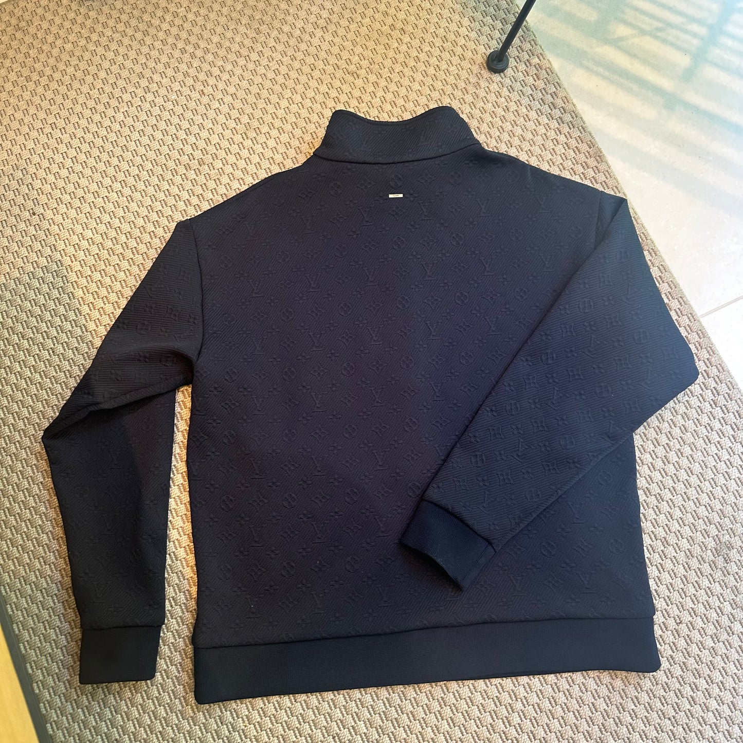 Louis Vuitton Navy Technical Zip Track Jacket - XL