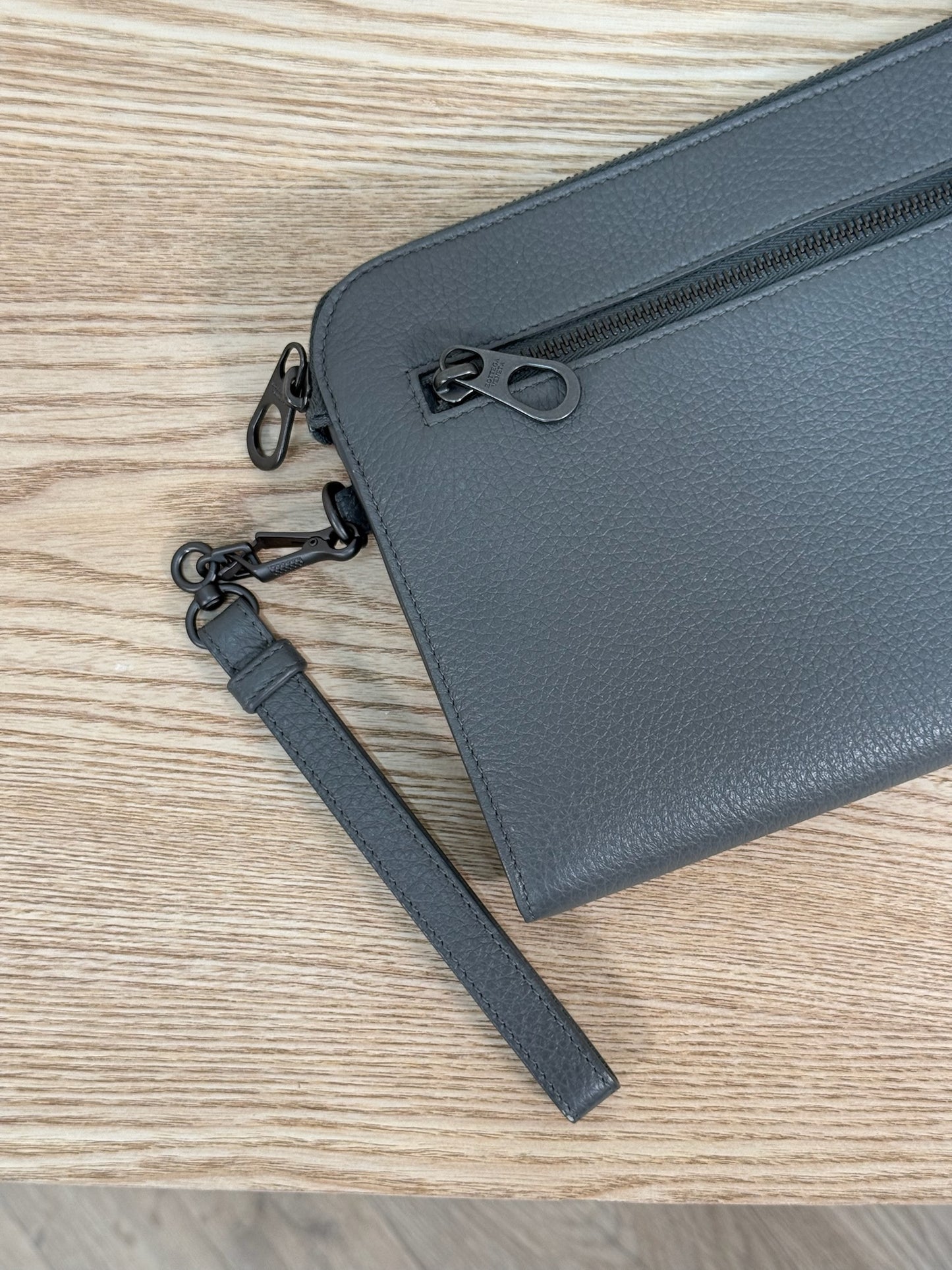 Bottega Veneta Grey Wallet pouch
