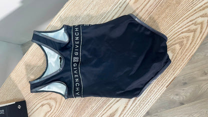 Kids Givenchy Black Logo Swimsuit – Age 4