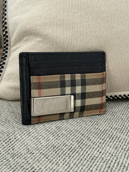 Burberry Chase Moner Clip Cardholder - One Size