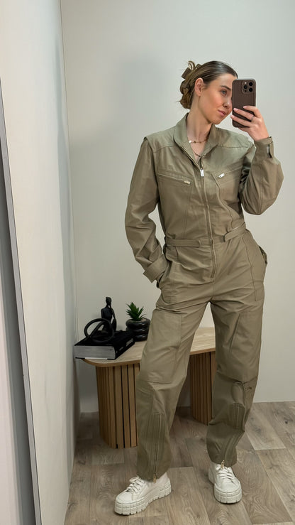 Stella McCartney Beige Cargo Jumpsuit - 38 EU / UK 10