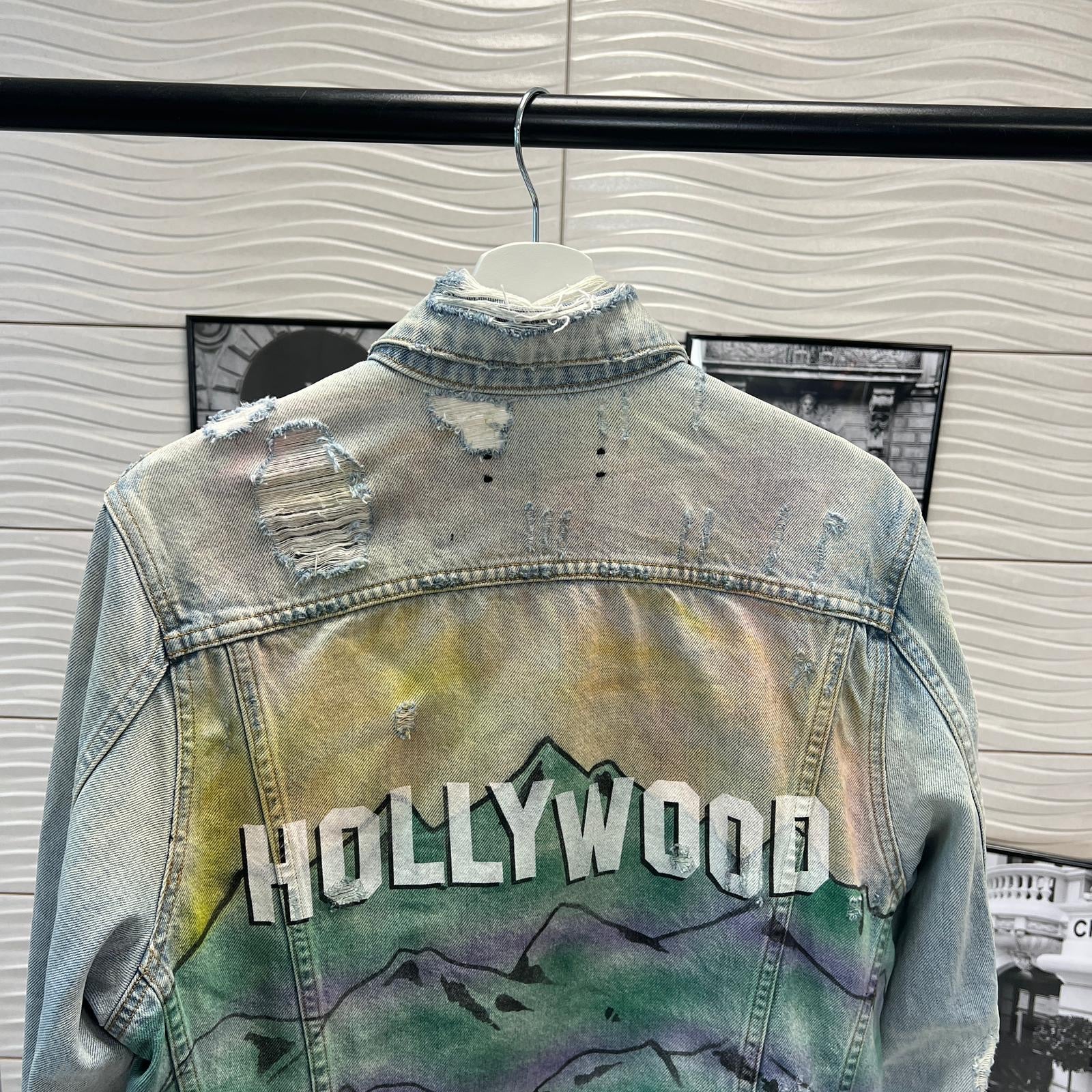 Amiri Hollywood Denim Jacket Large