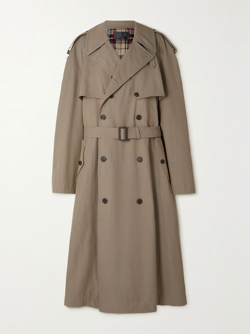 Balenciaga Beige Trench Coat - Size 2/UK10 Medium