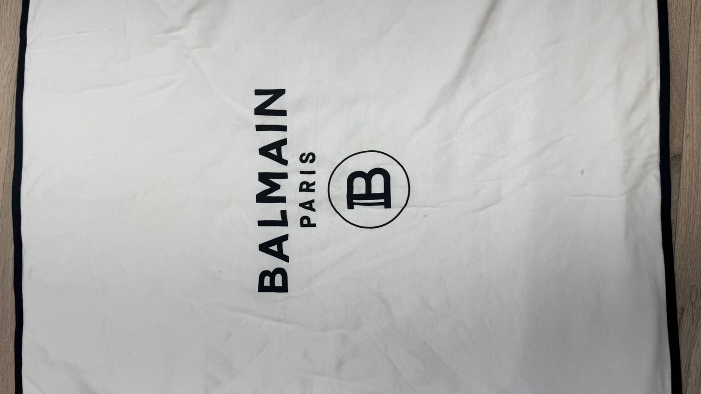 Kids Balmain Baby Blanket Black/White – One Size
