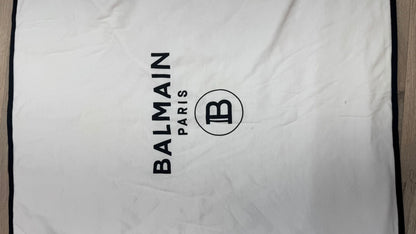 Kids Balmain Baby Blanket Black/White – One Size