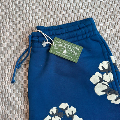 Denim Tears Navy Monochrome Wreath Tracksuit Bottoms – New In Tags Medium