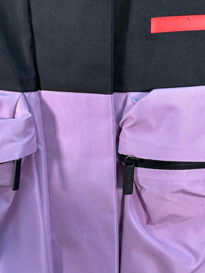Prada Purple Linea Rossa Cropped Jacket - Medium